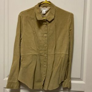 CO & EDDY COAT SUEDE FEW TIMES USED